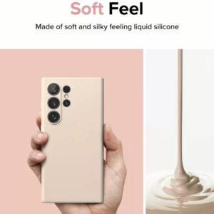 Ringke รุ่น Silicone Magnetic - เคส Galaxy S24 Ultra - สี Pink Sand 24 Ringke รุ่น Silicone Magnetic - เคส Galaxy S24 Ultra - สี Pink Sand