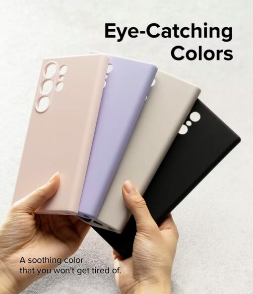 Ringke รุ่น Silicone Magnetic - เคส Galaxy S24 Ultra - สี Lavender - Image 7