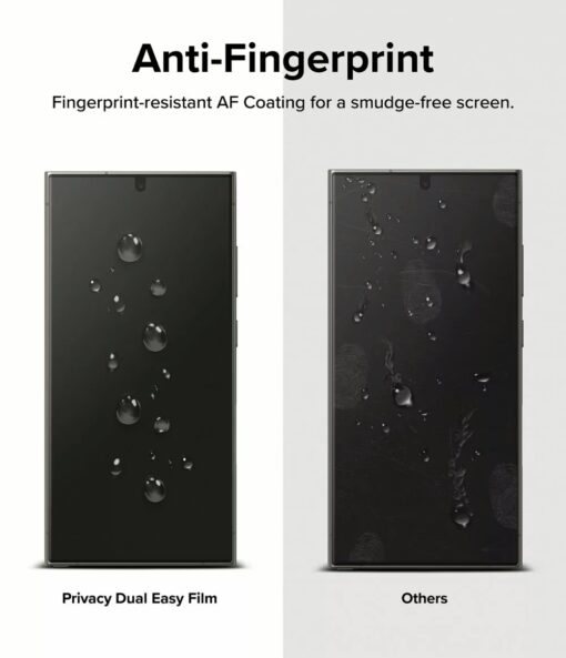 Ringke รุ่น Privacy Dual Easy - ฟิล์ม Galaxy S24 Ultra (พร้อมอุปกรณ์ติดตั้ง) - Image 6
