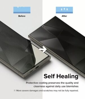 Ringke รุ่น Privacy Dual Easy - ฟิล์ม Galaxy S24 Ultra (พร้อมอุปกรณ์ติดตั้ง)