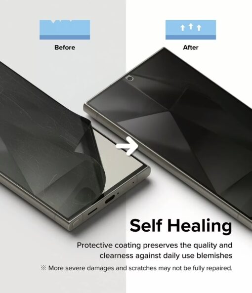 Ringke รุ่น Privacy Dual Easy - ฟิล์ม Galaxy S24 Ultra (พร้อมอุปกรณ์ติดตั้ง) - Image 7
