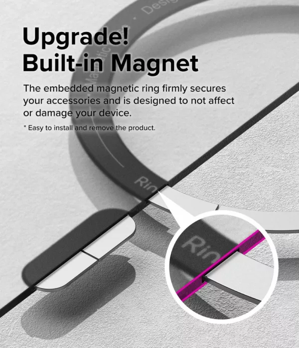 Ringke รุ่น Fusion X Magnetic - เคส Galaxy S24 Ultra - สี Matte Black