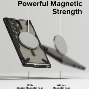 Ringke รุ่น Fusion X Magnetic - เคส Galaxy S24 Ultra - สี Matte Black 21 Ringke รุ่น Fusion X Magnetic - เคส Galaxy S24 Ultra - สี Matte Black