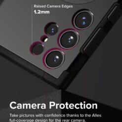 Ringke รุ่น Alles - เคส Galaxy S24 Ultra - สี Black