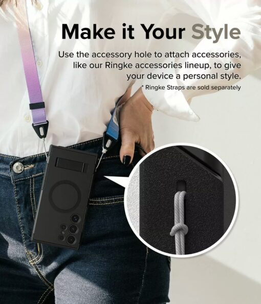 Ringke รุ่น Alles - เคส Galaxy S24 Ultra - สี Black - Image 13