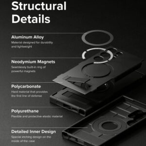 Ringke รุ่น Alles - เคส Galaxy S24 Ultra - สี Black 30 Ringke รุ่น Alles - เคส Galaxy S24 Ultra - สี Black