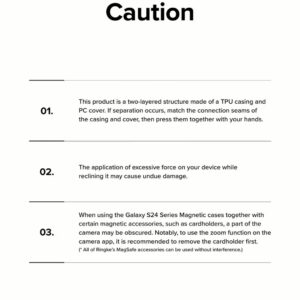 Ringke รุ่น Alles - เคส Galaxy S24 Ultra - สี Black 33 Ringke รุ่น Alles - เคส Galaxy S24 Ultra - สี Black