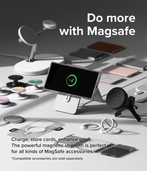 Ringke รุ่น Fusion Magnetic - เคส Galaxy S24 Ultra - สี Clear