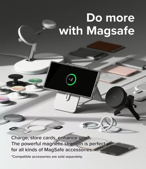 Ringke รุ่น Fusion Magnetic - เคส Galaxy S24 Ultra - สี Clear - Image 15