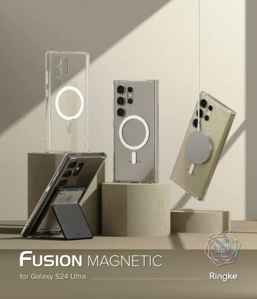 Ringke รุ่น Fusion Magnetic - เคส Galaxy S24 Ultra - สี Clear - Image 2