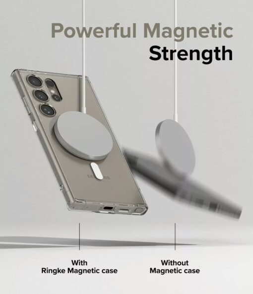Ringke รุ่น Fusion Magnetic - เคส Galaxy S24 Ultra - สี Clear - Image 3