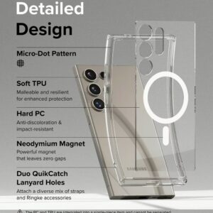 Ringke รุ่น Fusion Magnetic - เคส Galaxy S24 Ultra - สี Clear 21 Ringke รุ่น Fusion Magnetic - เคส Galaxy S24 Ultra - สี Clear