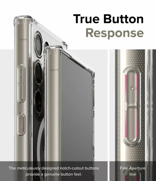 Ringke รุ่น Fusion Magnetic - เคส Galaxy S24 Ultra - สี Clear