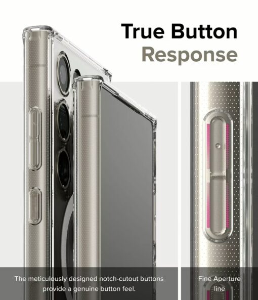 Ringke รุ่น Fusion Magnetic - เคส Galaxy S24 Ultra - สี Clear - Image 12