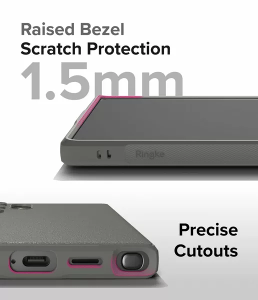 Ringke รุ่น Onyx - เคส Galaxy S24 Ultra - สี Gray