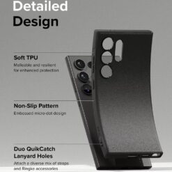 Ringke รุ่น Onyx - เคส Galaxy S24 Ultra - สี Gray