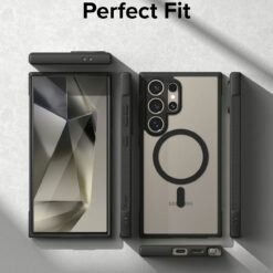 Ringke รุ่น Fusion Bold Magnetic - เคส Galaxy S24 Ultra - สี Matte Black