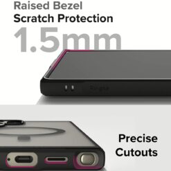 Ringke รุ่น Fusion Bold Magnetic - เคส Galaxy S24 Ultra - สี Matte Black