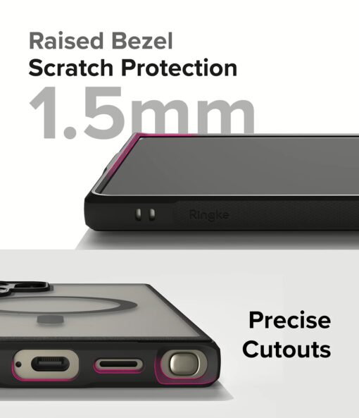 Ringke รุ่น Fusion Bold Magnetic - เคส Galaxy S24 Ultra - สี Matte Black - Image 14