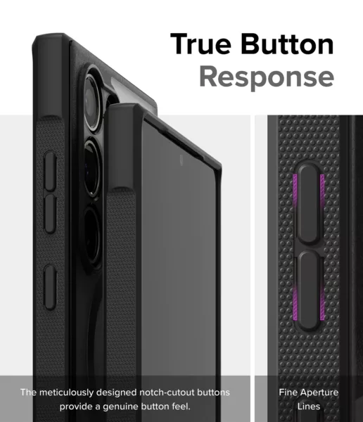 Ringke รุ่น Fusion Bold Magnetic - เคส Galaxy S24 Ultra - สี Matte Black