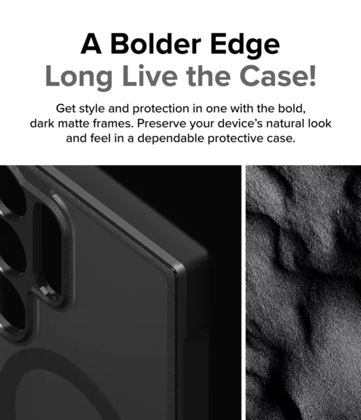 Ringke รุ่น Fusion Bold Magnetic - เคส Galaxy S24 Ultra - สี Matte Black