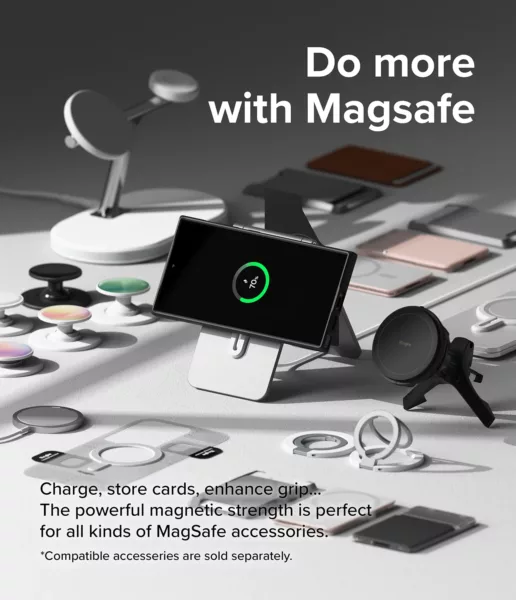 Ringke รุ่น Fusion Bold Magnetic - เคส Galaxy S24 Ultra - สี Matte Black