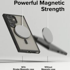 Ringke รุ่น Fusion Bold Magnetic - เคส Galaxy S24 Ultra - สี Matte Black