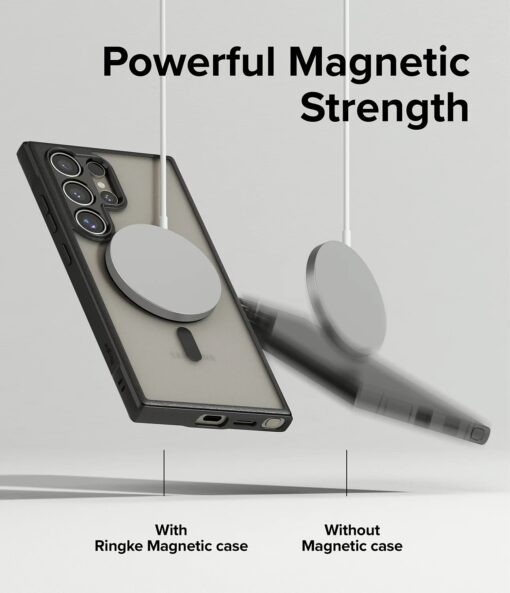Ringke รุ่น Fusion Bold Magnetic - เคส Galaxy S24 Ultra - สี Matte Black - Image 8