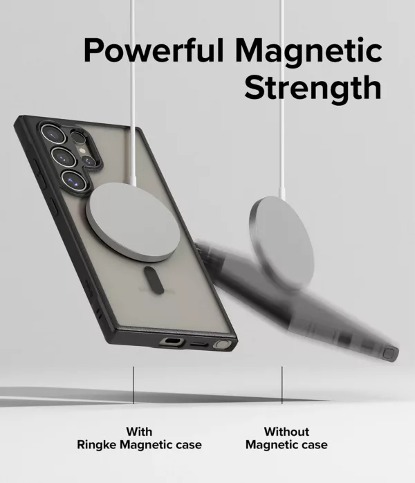 Ringke รุ่น Fusion Bold Magnetic - เคส Galaxy S24 Ultra - สี Matte Black