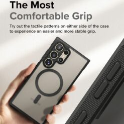 Ringke รุ่น Fusion Bold Magnetic - เคส Galaxy S24 Ultra - สี Matte Black