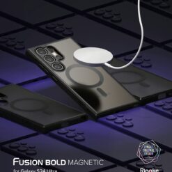Ringke รุ่น Fusion Bold Magnetic - เคส Galaxy S24 Ultra - สี Matte Black