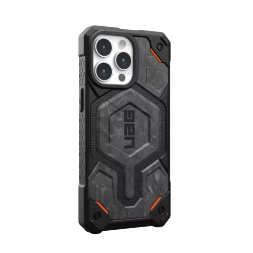 UAG รุ่น Monarch Pro - เคส iPhone 15 Pro Max - สี Forged Carbon (Limited Edition)
