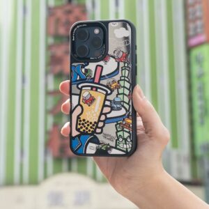Hoda x Mido รุ่น Diverse Case Military Standard with Magnetic - เคส iPhone 15 Pro - ลาย Vintage Minis Racing (Mirror Glass Back Plate) 23 Hoda x Mido รุ่น Diverse Case Military Standard with Magnetic - เคส iPhone 15 Pro - ลาย Vintage Minis Racing (Mirror Glass Back Plate)