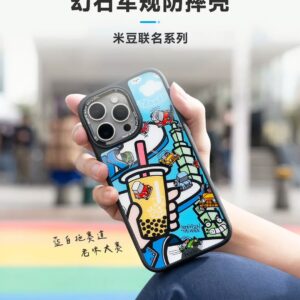 Hoda x Mido รุ่น Diverse Case Military Standard with Magnetic - เคส iPhone 15 Pro - ลาย Vintage Minis Racing (Mirror Glass Back Plate) 14 Hoda x Mido รุ่น Diverse Case Military Standard with Magnetic - เคส iPhone 15 Pro - ลาย Vintage Minis Racing (Mirror Glass Back Plate)