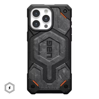 UAG รุ่น Monarch Pro - เคส iPhone 15 Pro Max - สี Forged Carbon (Limited Edition)