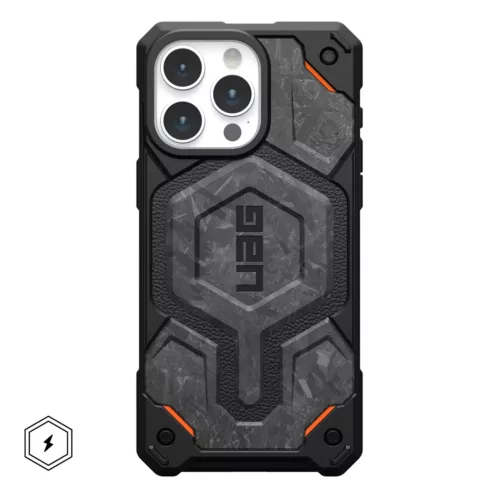 UAG รุ่น Monarch Pro - เคส iPhone 15 Pro Max - สี Forged Carbon (Limited Edition)