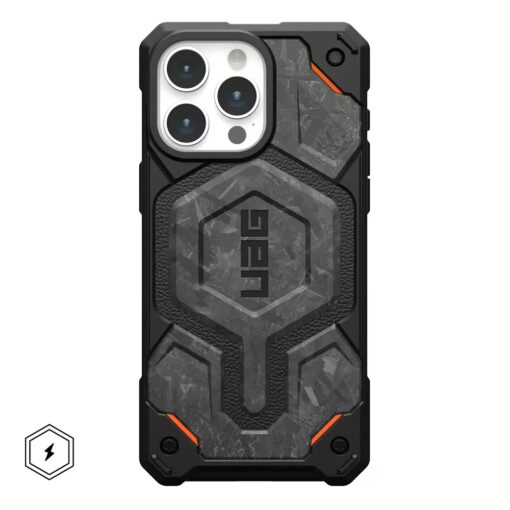 UAG รุ่น Monarch Pro - เคส iPhone 15 Pro Max - สี Forged Carbon (Limited Edition)