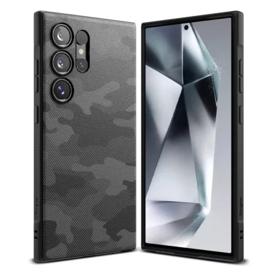 Ringke รุ่น Onyx Design - เคส Galaxy S24 Ultra - สี Camo Black
