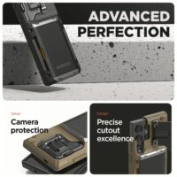 VRS รุ่น Damda Glide Duo Guard - เคส Galaxy S24 Ultra - สี Black Groove