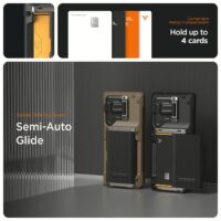VRS รุ่น Damda Glide Duo Guard - เคส Galaxy S24 Ultra - สี Black Groove