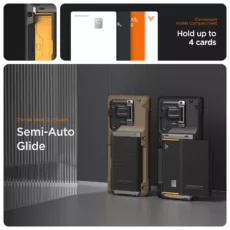 VRS รุ่น Damda Glide Duo Guard - เคส Galaxy S24 Ultra - สี Black Groove