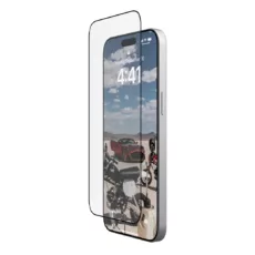 UAG รุ่น Glass Screen Shield Plus - ฟิล์มกระจก iPhone 14 Pro Max - สี Clear Black