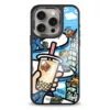 Hoda x Mido รุ่น Diverse Case Military Standard with Magnetic - เคส iPhone 15 Pro - ลาย Vintage Minis Racing (Glass Back Plate)