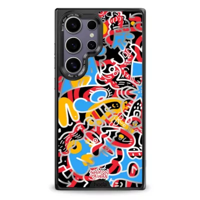 Hoda x Mido รุ่น Diverse Case Military Standard with Magnetic - เคส Galaxy S24 Ultra - ลาย Searching For The Chilli Sauce (Mirror Glass Back Plate)
