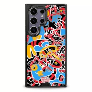 Hoda x Mido รุ่น Diverse Case Military Standard with Magnetic - เคส Galaxy S24 Ultra - ลาย Searching For The Chilli Sauce (Mirror Glass Back Plate)
