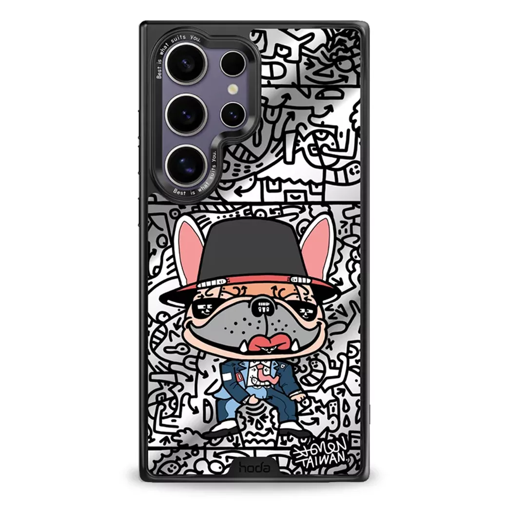 Hoda x Mido รุ่น Diverse Case Military Standard with Magnetic - เคส Galaxy S24 Ultra - ลาย Michael Bulldog (Mirror Glass Back Plate) 1 Hoda x Mido รุ่น Diverse Case Military Standard with Magnetic - เคส Galaxy S24 Ultra - ลาย Michael Bulldog (Mirror Glass Back Plate)