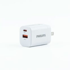 หัวชาร์จ Philips รุ่น PD30W Charger Adapter Dual Port - สี White
