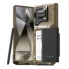 VRS รุ่น Damda Glide Duo Guard - เคส Galaxy S24 Ultra - สี Khaki Groove