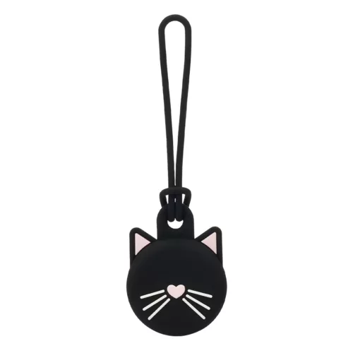 Kate Spade New York รุ่น Silicone - เคส Airtag - ลาย Black Cat
