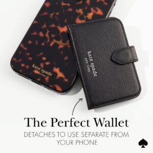 Kate Spade New York รุ่น Morgan Magnetic Wallet - ที่เก็บบัตรติดหลังมือถือ - สี Black